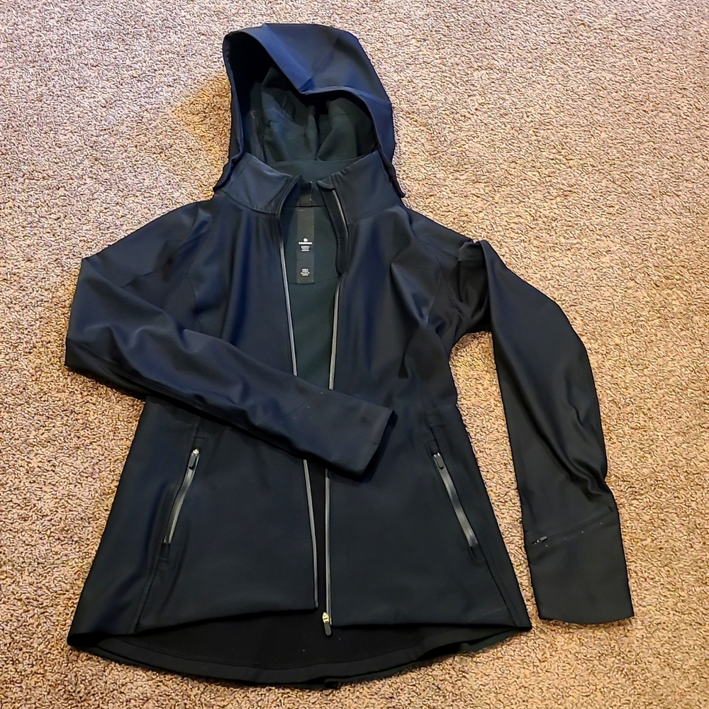 Lululemon waterproof rain jacket black size 6